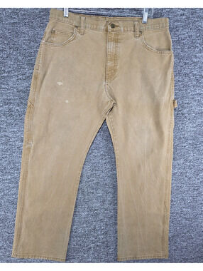 Dickies Men's Canvas Work Pants Brown Size 34 MPN 815/454-2342